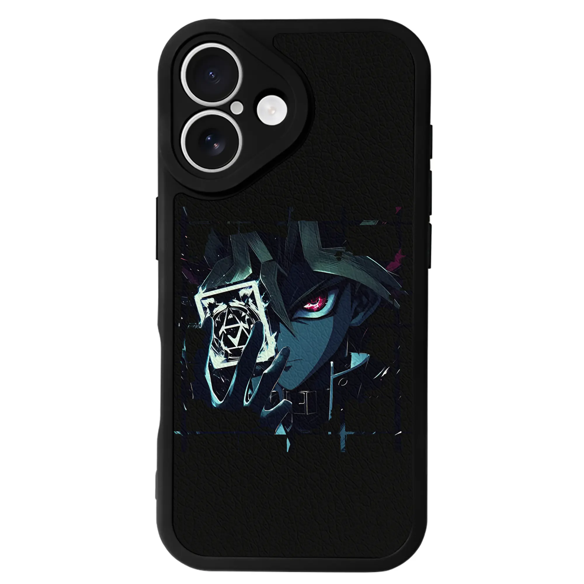 遊☆戯☆王 グッズ,武藤遊戯 - IPhone 16シリーズ対応 ・ シリコンスマホケース ・ レザー調 ・ 高精度フィット ・ 耐衝撃 ・ ワイヤレス充電対応 ・ 精密カット